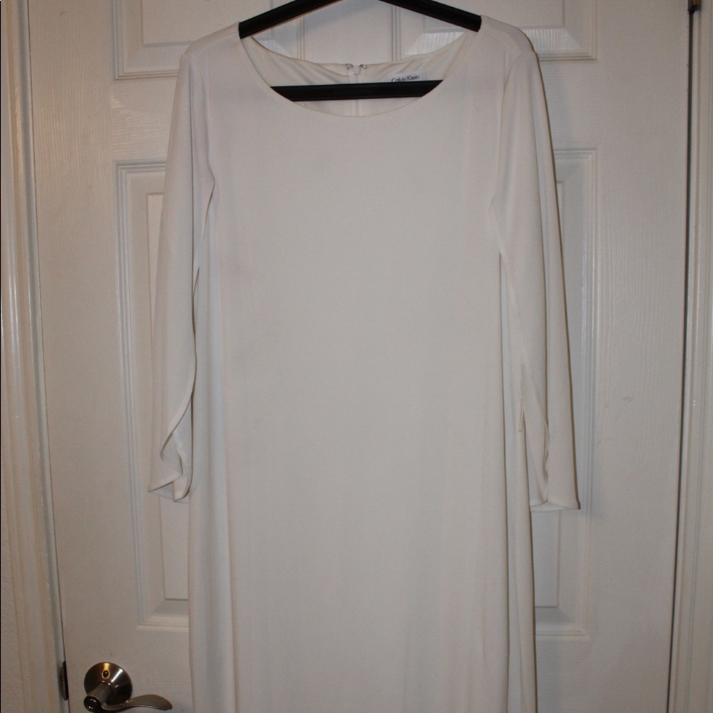 Calvin Klein white dress